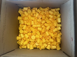 (image for) Plain Plastic Survey Marker for 3/4" Rebar or 1" Pipe